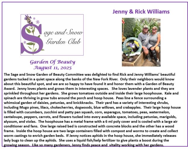 Garden of Beauty. Photo by Sage & Snow Garden Club.