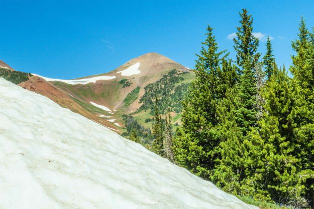 Snowfield and Wyoming Peak. Photo by Dave Bell.
