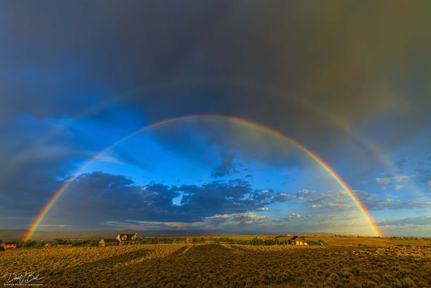 Morning Rainbow-August 21. Photo by Dave Bell.
