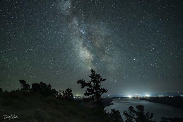 Milky Way Over Pinedale-August 19. Photo by Dave Bell.