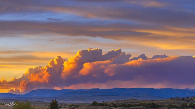 Dollar Fire At Sunset. Photo by Dave Bell.