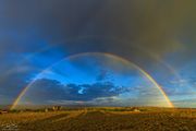 Morning Rainbow-August 21. Photo by Dave Bell.