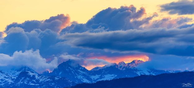 Beautiful Colorful Swirling Clouds-June 5. Photo by Dave Bell.