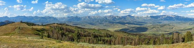 Manument Ridge Pano-August 3. Photo by Dave Bell.