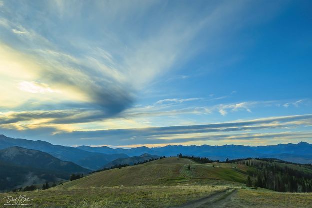 Monument Ridge Sunset-August 3. Photo by Dave Bell.