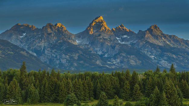 Grand Teton Light-August 8. Photo by Dave Bell.
