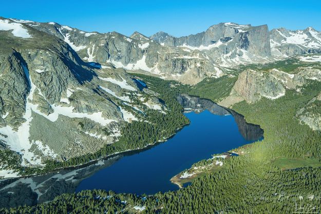 Grave Lake and Mt. Hooker. Photo by Dave Bell.