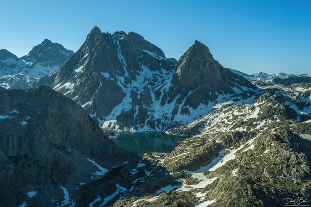 Sulphur and Stroud Peaks. Photo by Dave Bell.
