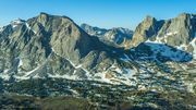 Mitchell Peak and Jackass Pass. Photo by Dave Bell.