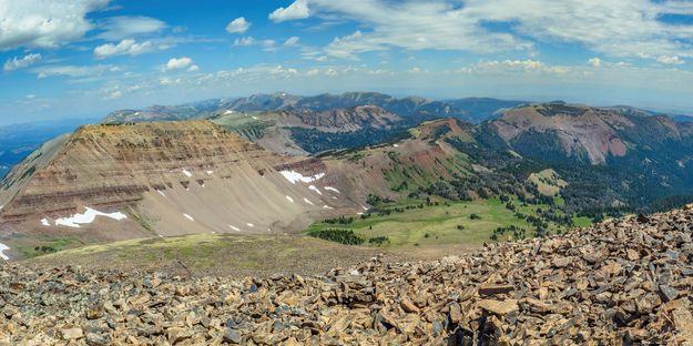 Top Of The Peak Pano. Photo by Dave Bell.