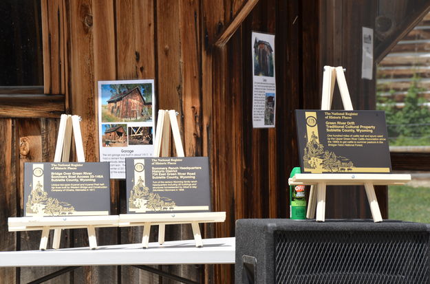 National Register Plaques. Photo by Terry Allen.
