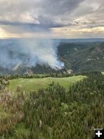 Sandy Fire. Photo by Bridger-Teton National Forest.