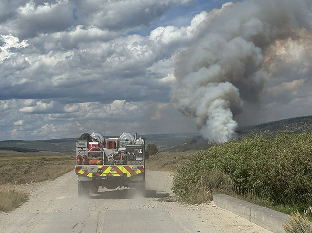 Dollar Lake Fire. Photo by Rob Tolley.