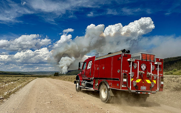 Dollar Lake Fire. Photo by Rob Tolley.