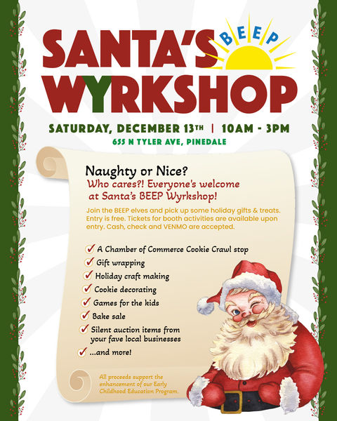 Santa's BEEP Wyrkshop. Photo by .