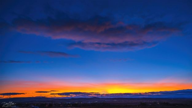 Sunset Thanksgiving Eve. Photo by Dave Bell.